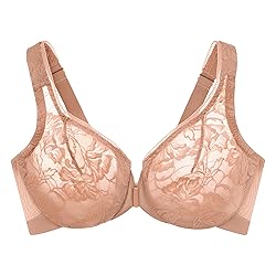 Glamorise Full Figure Plus Size Lacey T-Back