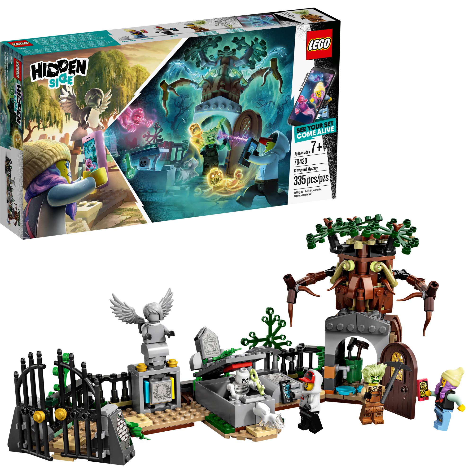 LEGO Hidden Side 70420 – Graveyard Mystery, Ghost Construction Toys (335 parts)
