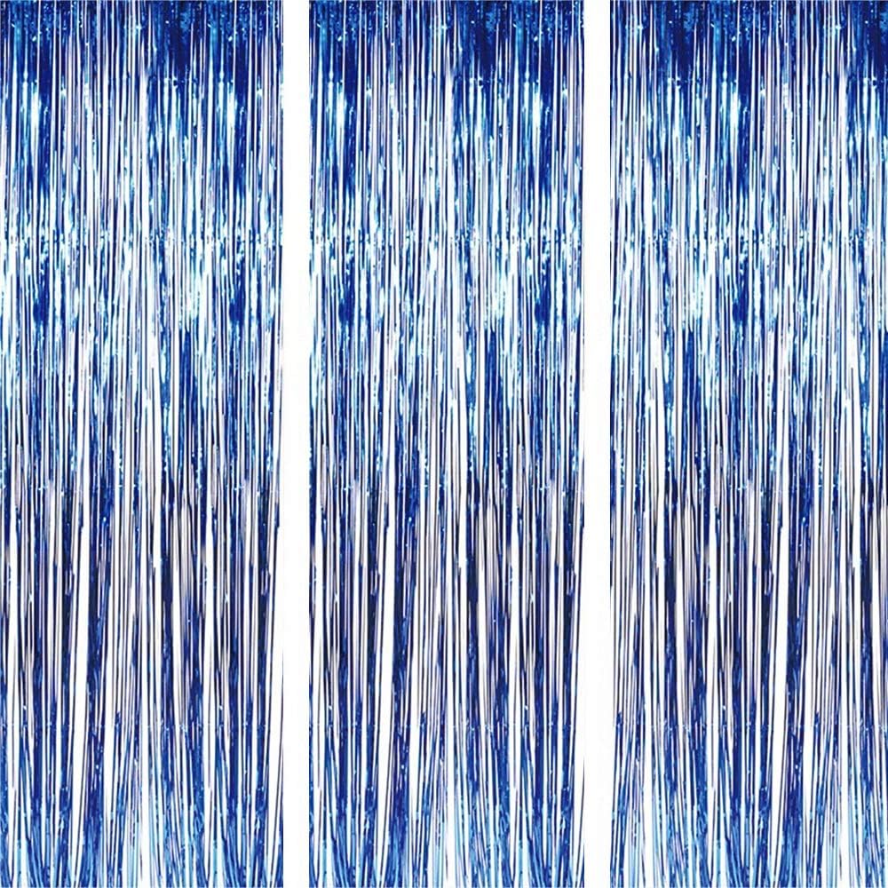 2M-3M Folie Fransen Tinsel Glänzender Schimmer & Pastell