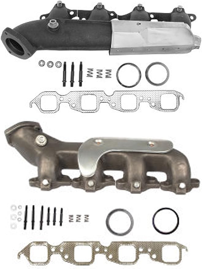 APDTY 12523197 & 10223342 Heavy Duty Cast Iron Exhaust