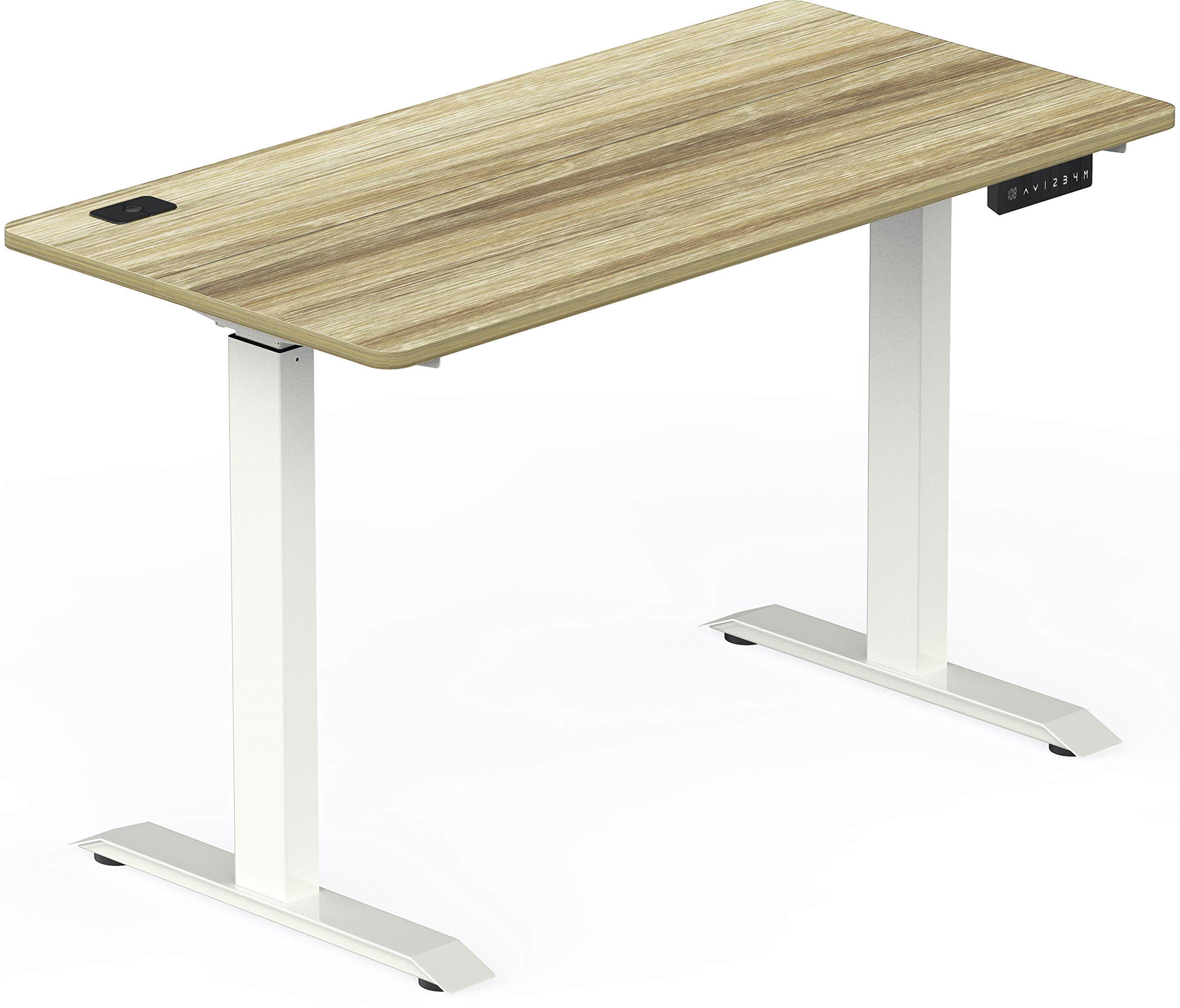 SHW Standing Desk Electric Height Adjustable Computer Desk, 48 x 24