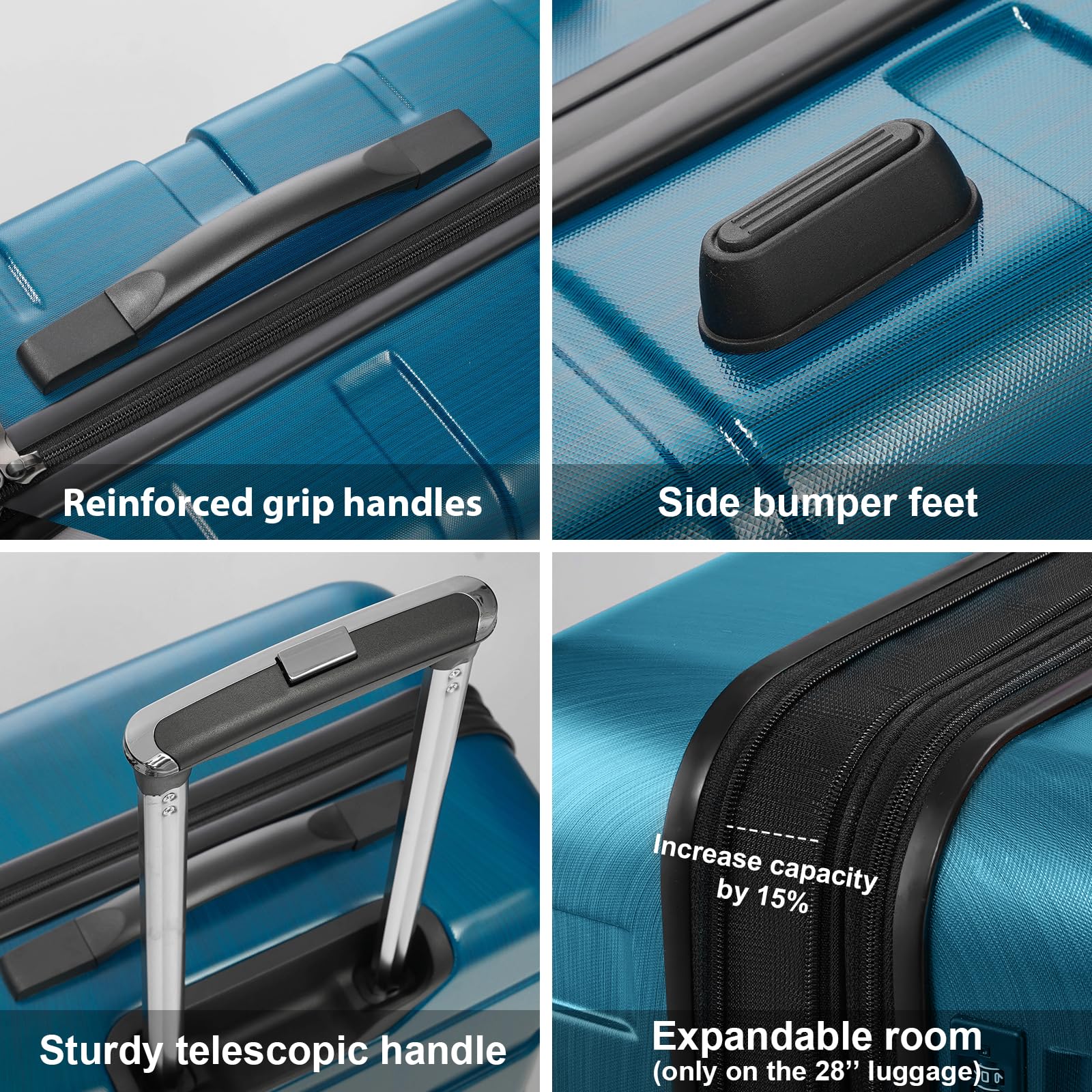 Coolife Luggage Expandable(only 28