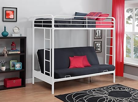 Amazon Com Dhp Twin Over Futon Convertible Couch And Bed With