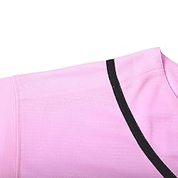 DEHANER Pink Blank Baseball Jersey Style Shirts for