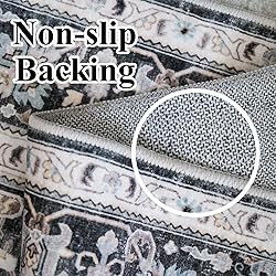 HILORUUG Washable Area Rug 6x9 - Bedroom Living