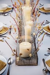 Bolsius White Pillar Candles - Pack of 4, 20 Hours Burn Time, 100x50mm view 4