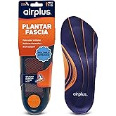 Airplus Plantar Fascia Orthotic 3/4 Length Shoe Insole (FSA&amp;HSA Eligible)-Foam Shell &amp; Gel Heel - Deep Heel Cup, Full-Foot Arch Support-Soft Cushioning &amp; Stability -Fits Most Shoes &amp; Boots-Unisex