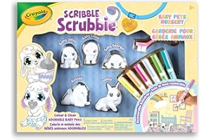 Crayola Scribble Scrubbie Baby Pets Nursery Play Set