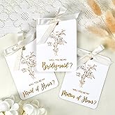 STOFINITY Bridesmaid Proposal Card Set - 8 Will You Be My Bridesmaid Card, 2 Maid Of Honor Proposal Cards, 2 Matron Of Honor Cards, Asking Bridesmaid Proposal Gifts Ideas