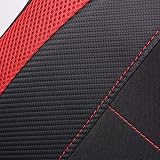 Flying Banner Gabardine Mesh Front Car Seat Covers Airbag Compatible Black Red view 7
