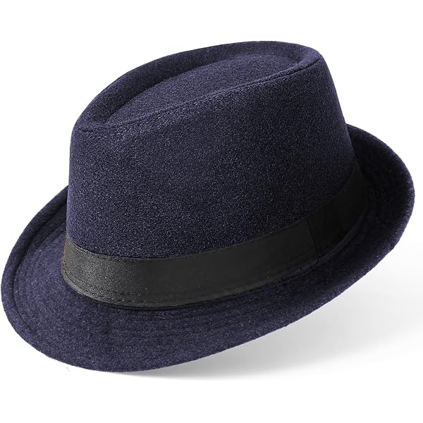 Bailey of Hollywood Perry Fedora Navy, Small at Amazon Men's