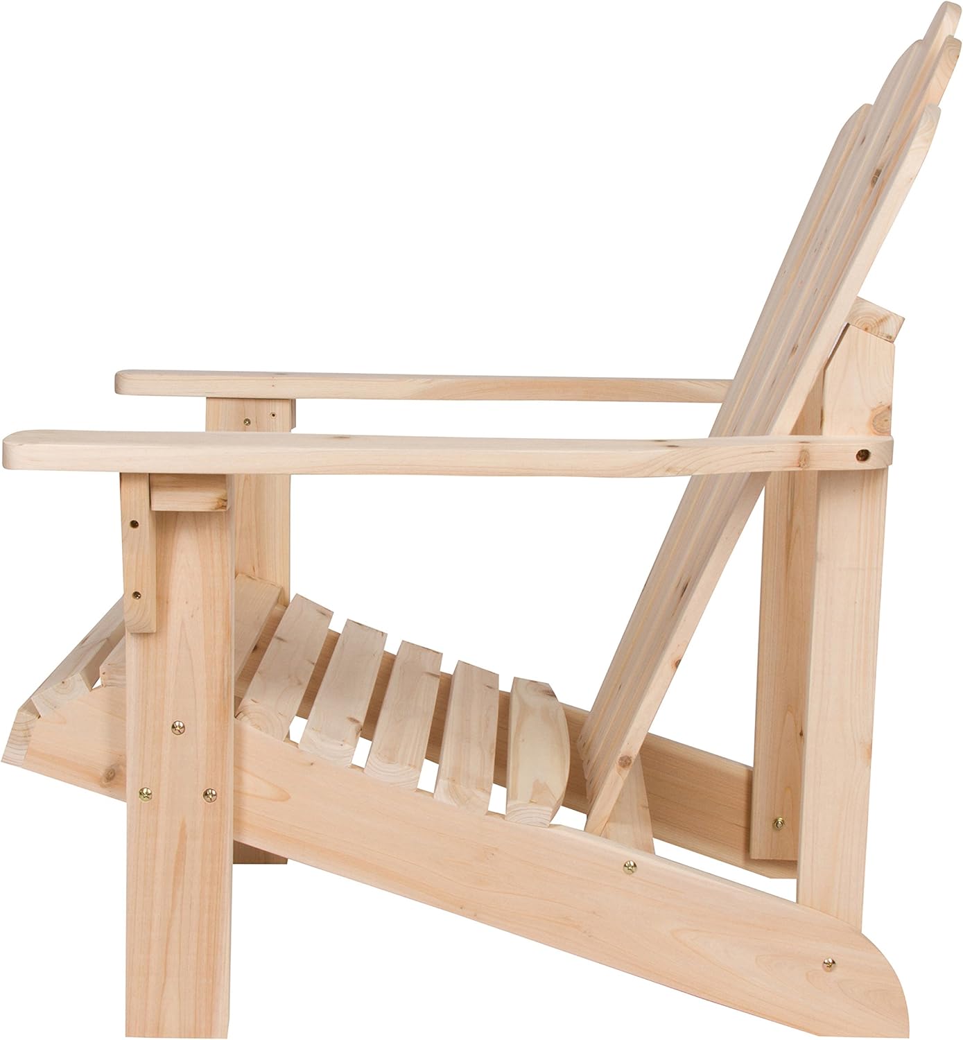 Shine Company Inc. 4611N Westport Adirondack Chair, Natural : Patio Chair Covers : Garden & Outdoor