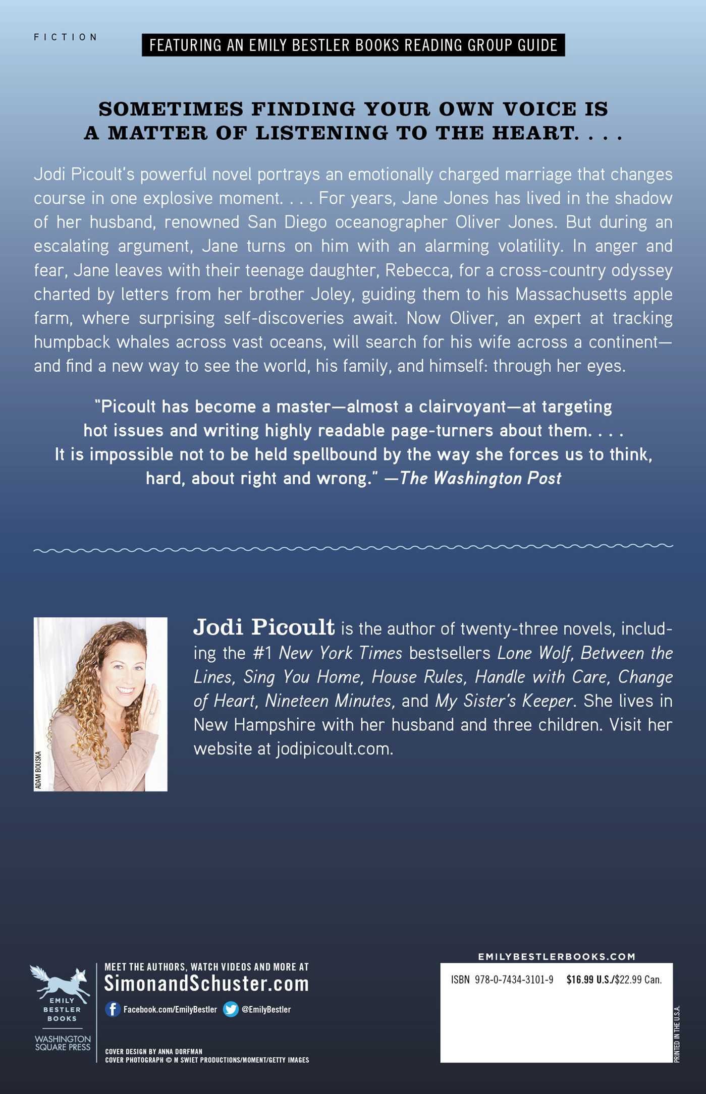 Songs of the Humpback Whale: A Novel (Wsp Readers Club): Jodi Picoult:  9780743431019: Amazon.com: Books