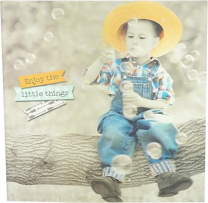 Biglietto Di Auguri 3d Per Compleanno Per Bambini Con Scritta In Inglese Up Close Enjoy The Little Things Amazon It Cancelleria E Prodotti Per Ufficio