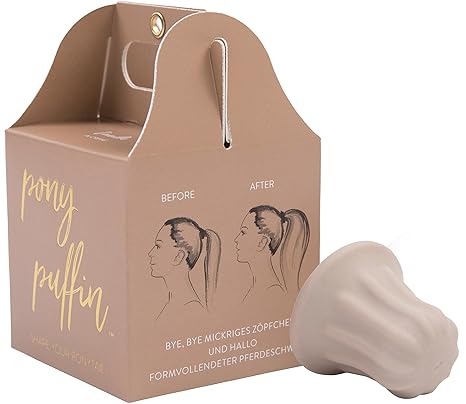 pony puffin Vanilla - Cremefarben Besonders Für Blondes Haar Fülliger Pferdeschwanz Frisurenhilfe Zopf Hilfe Haarstyling