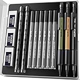 Nicpro 3 PCS 1.3 mm Mechanical Pencil Set 3 Colors