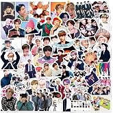100PCS Korean Idol Band BTS Stickers,Cute Deals for Teens Adult Fans Stickers Waterproof Vinyl Decals Laptop,Scrapbooking,Journal,Cell Phones, Water Cups Sticker
