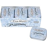 Scripture Candy Sugar-Free Fish-Shaped Peppermint Mints, 9 Count Tin | Pocket-sized tin of individually wrapped faith-based breath fresheners with Bible verses, sugar-free peppermint
