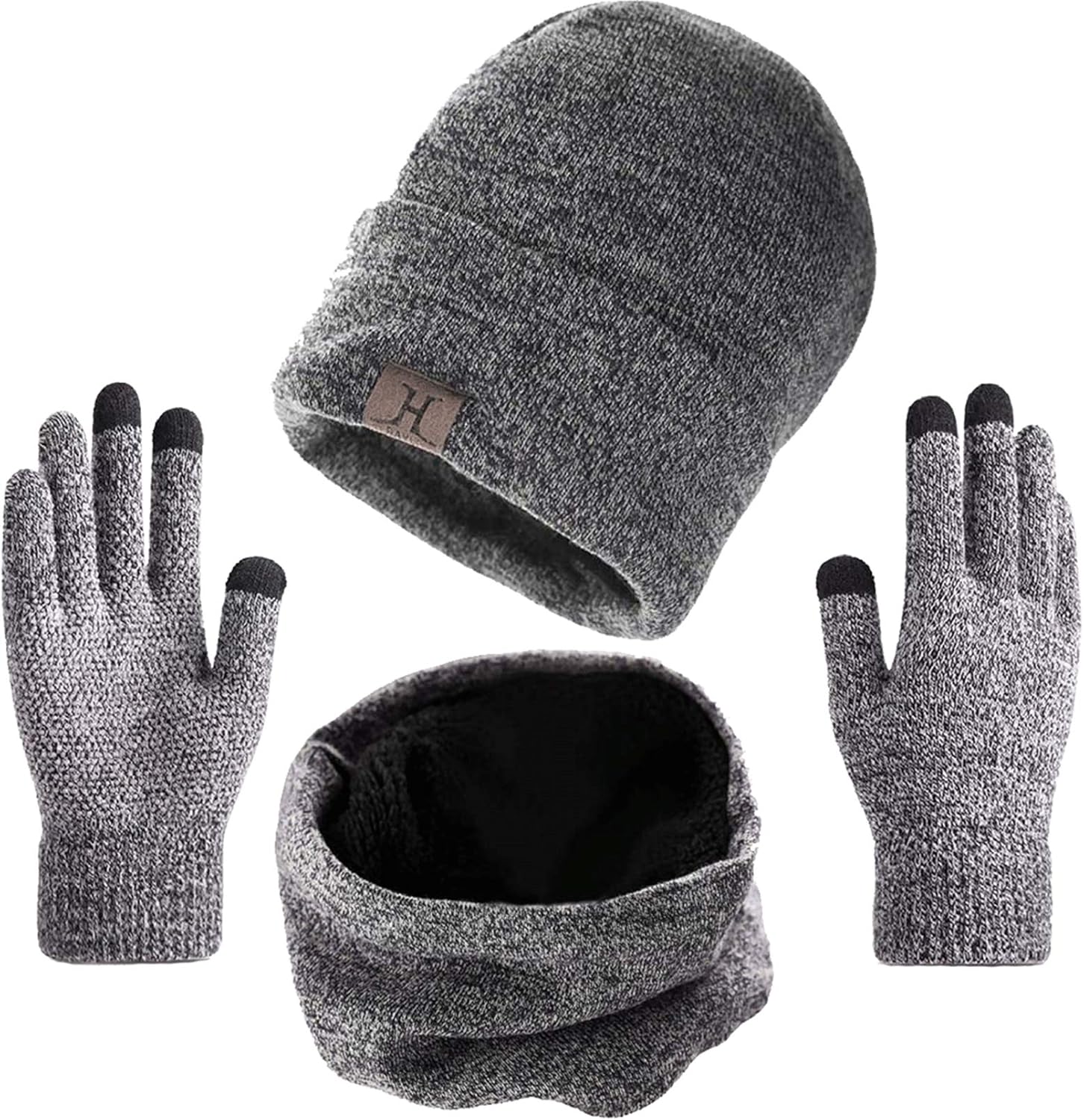 Protezione Freddo Set Invernale 3in1 Donna - Cappello, Sciarpa E Scaldacollo In Pile K 974989 - Foto 7