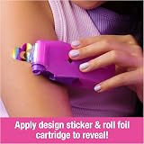 Cool MAKER Shimmer Me Body Art Roller with 3 Foils Gems 135 Designs view 4
