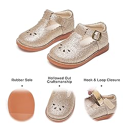 Felix & Flora Toddler Little Girl Glitter Gold Mary