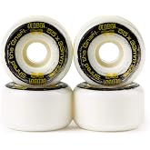 Oldboy Skateboard Wheels, Set of 4 Wheels for Skateboards, Longboards, Inline Skates, Rollerblades, for Skateboard Tricks and Cruising | Skateboard Accessories, 55 x 33mm, White