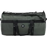 Transporter XL Duffel Backpack, Carbon Lined Smell Proof, XL Travel Gym Bag | Water Resistant Weekender, Multi Carry Design for Fitness, Camping, Adventure, Road Trips, Overnight Travel, Men Women, Black