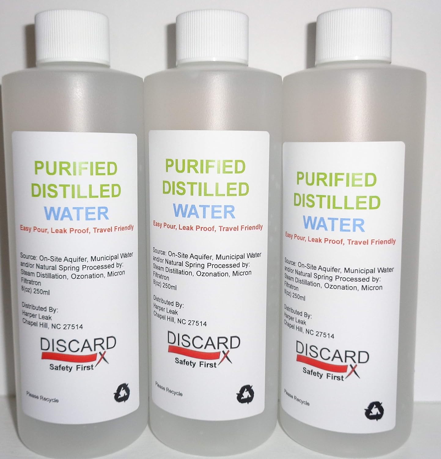 Distilled Water (8 oz Travel Size) (3 pack) Grocery
