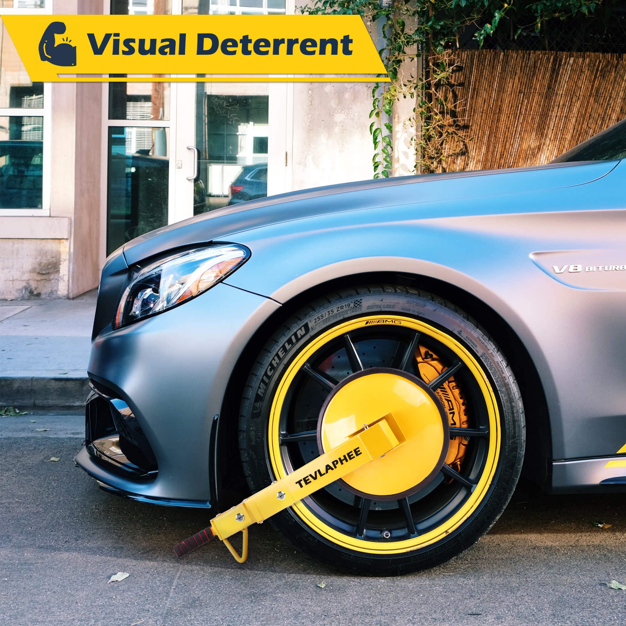 Mua Tevlaphee Wheel Lock - Car Boot Anti-Theft Trailers Wheel Clamp ...