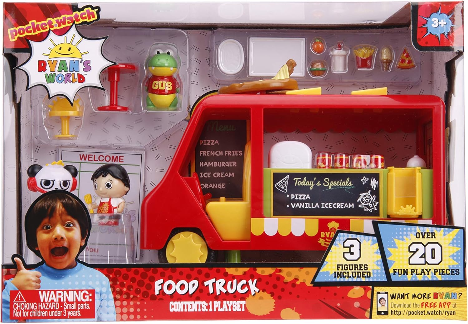 red food truck toy