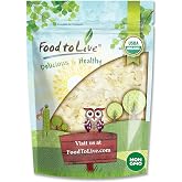 Food to Live Organic Coconut Chips, 6 Ounces - Non-GMO, Kosher, Raw, Desiccated, Unsweetened, Unsulfured, Dried Flakes, Vegan, Keto, Bulk, Great for Baking