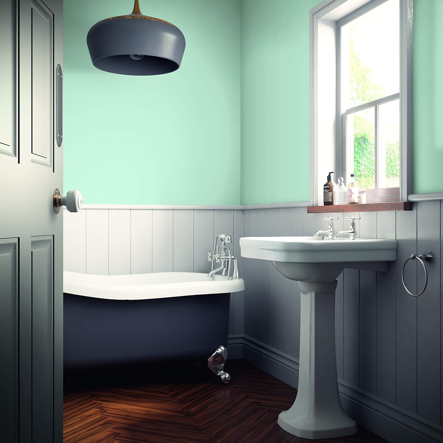 Johnstone's, Bathroom Paint, Silk Spa, Mid Sheen Finish, Stain Blocker Paint, Use in Moist & Damp Areas, Low Odour - Image 4