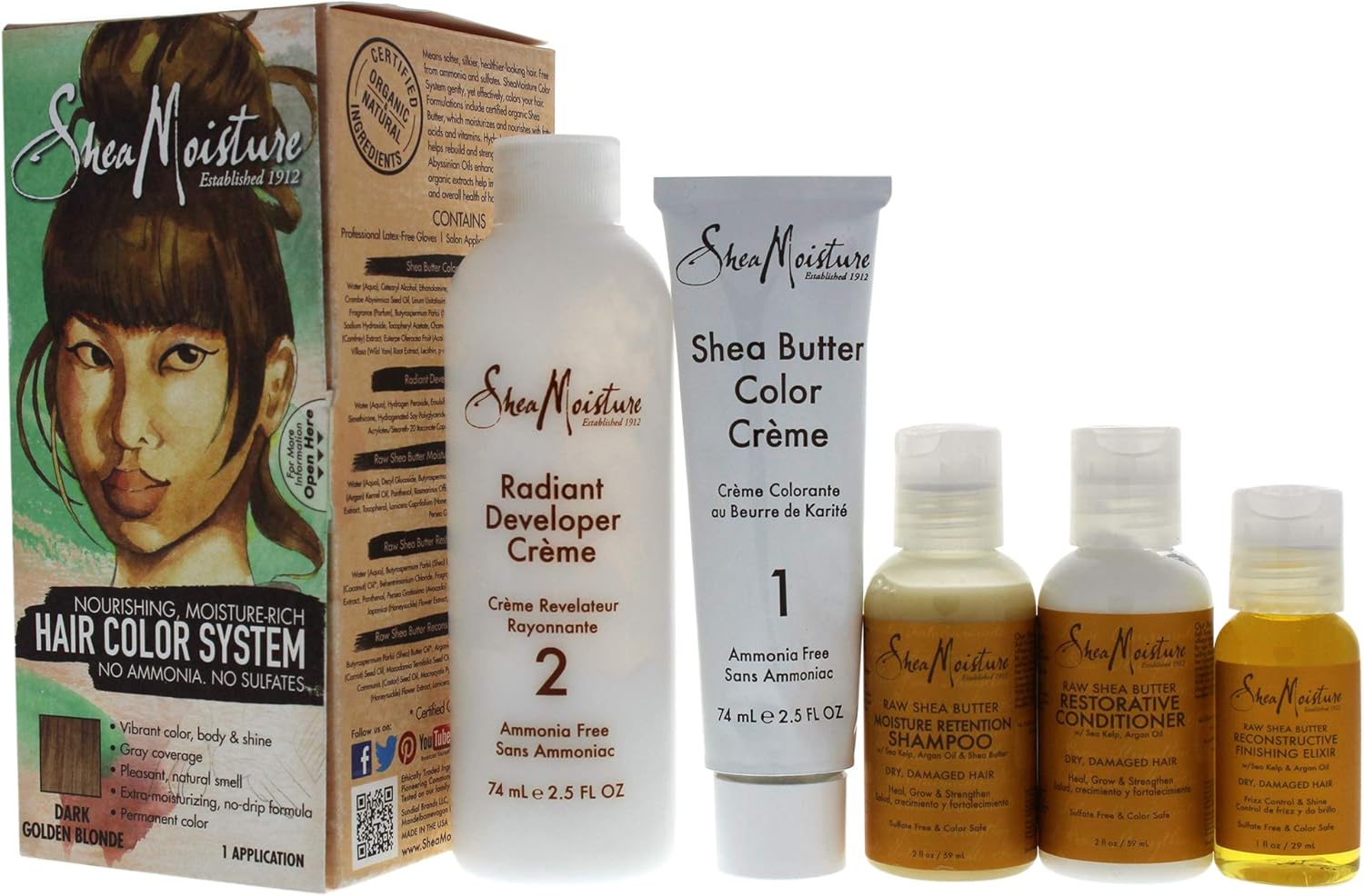 Shea Moisture Sulfate Free Permanent Hair Dye With No Ammonia