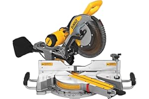DEWALT Miter Saw, 12-inch Double Bevel Sliding Compound Miter Saw with XPS LED Shadow Light System, Includes Blade Wrench, Material Clamp and Dust Bag (DWS780)