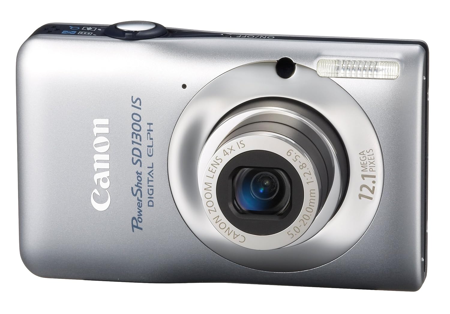 Amazon.com : Canon PowerShot SD1300 IS 12.1 MP Digital Camera with 4x Wide  Angle