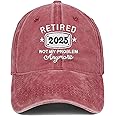 Retirement Gifts for Men Women 2025 Retired Hat Gift Ideas Embroidered Baseball Cap