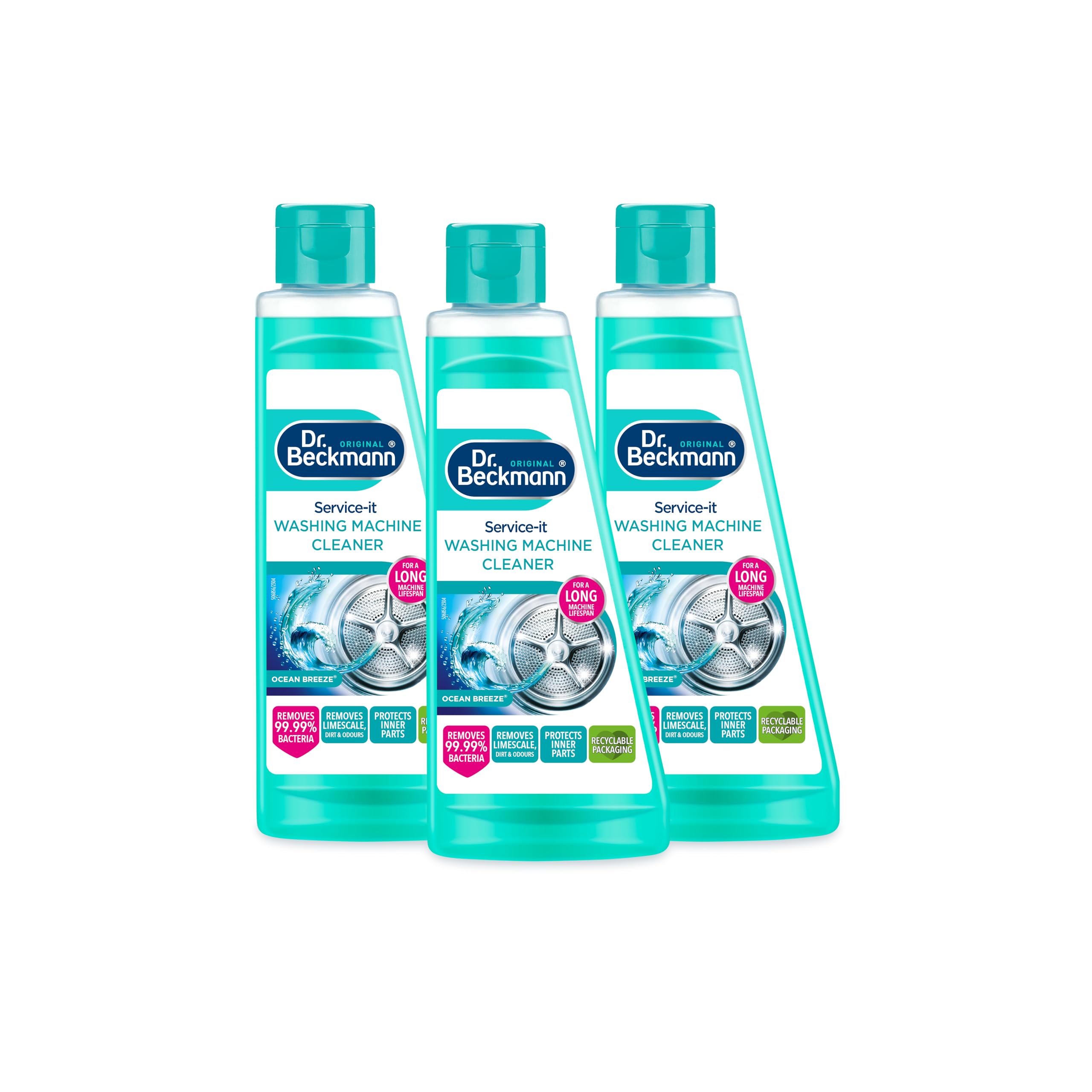 Dr. Beckmann Service-it Washing Machine Cleaner | 250 ml | Pack of 3