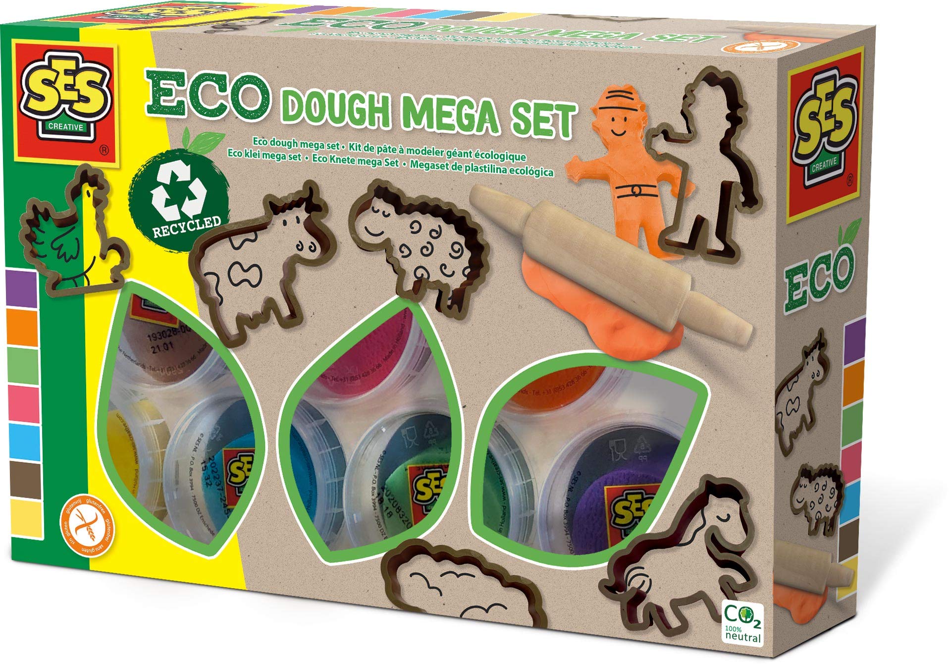 Eco Dough mega Set (7x90gr with Tools) — image 1