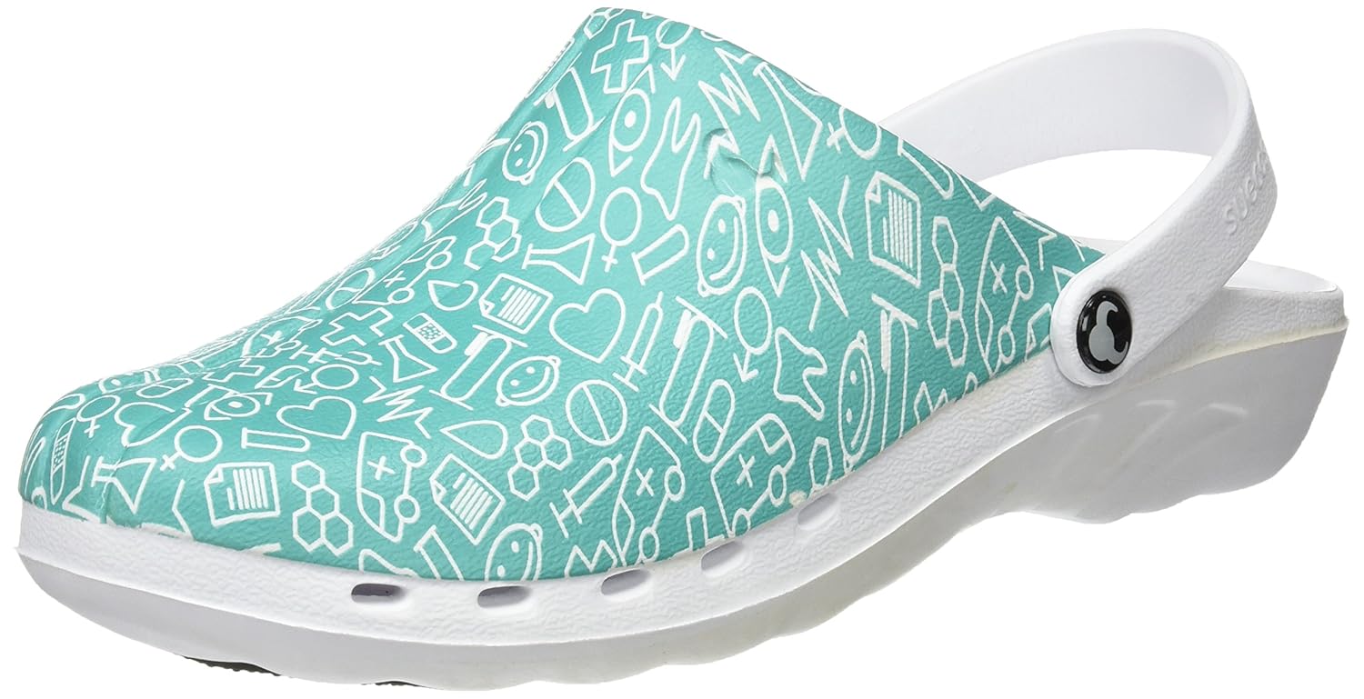 Suecos® Oden Print Zuecos de Trabajo Unisex Adulto