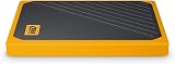 WD 500GB My Passport Go Portable SSD Amber Trim Drop Resistant Fast 400MB/s view 5