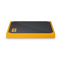 WD 2TB My Passport Go SSD Amber Portable External
