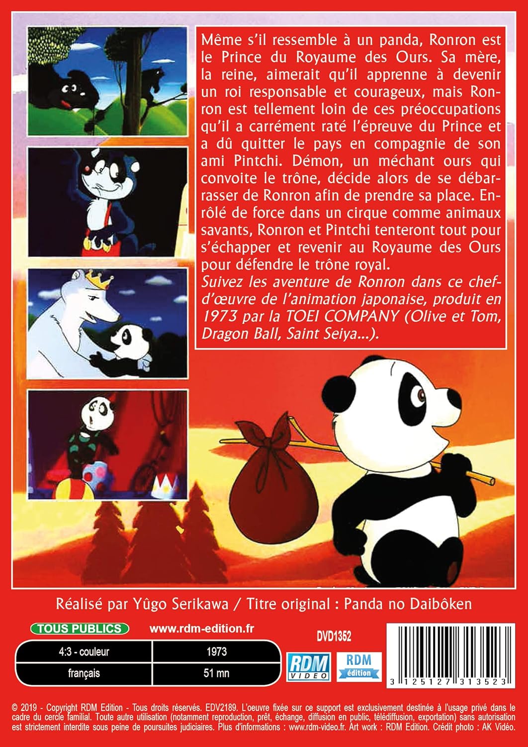 Les Aventures De Panda Le Film Amazon Fr Yugo Serikawa Dvd Blu Ray