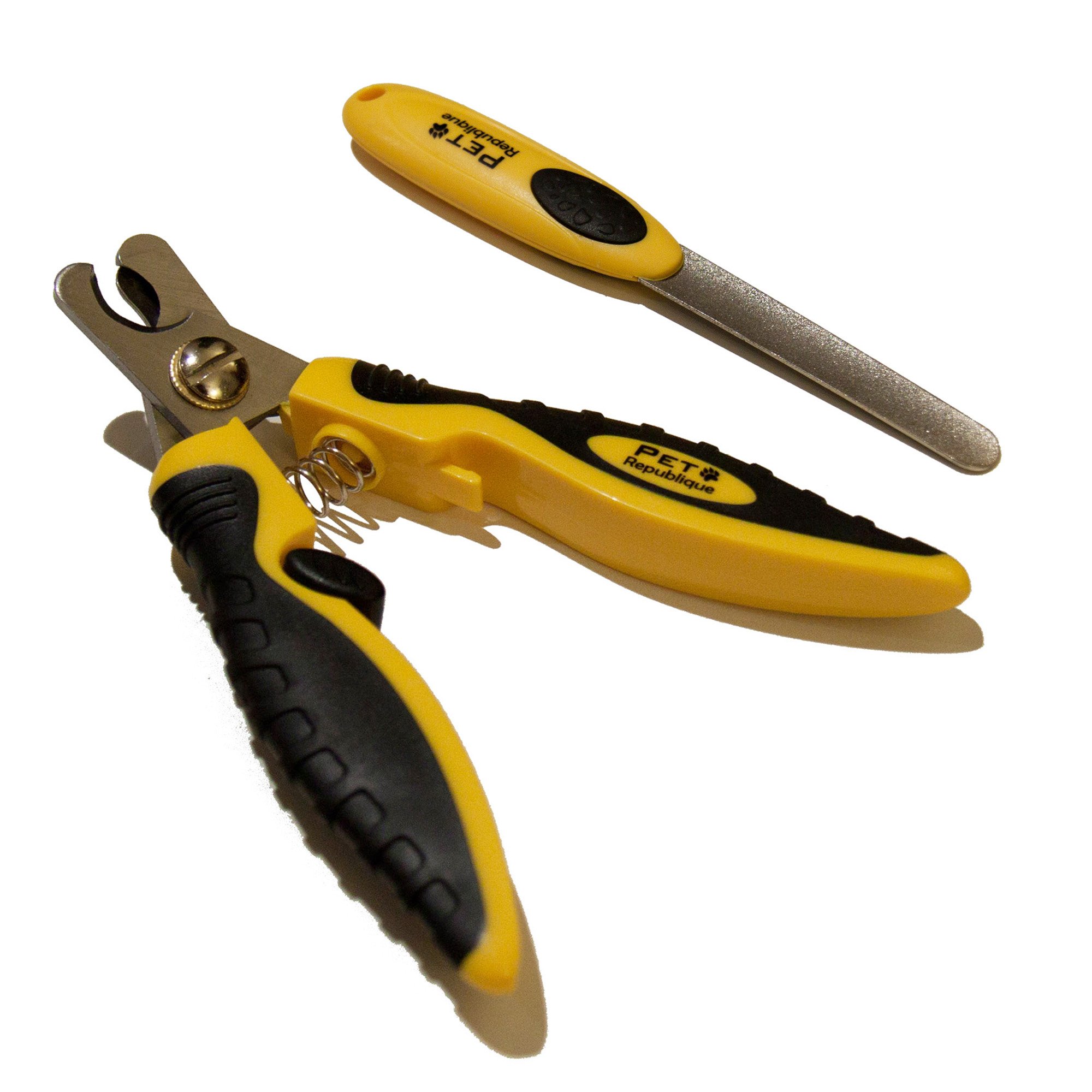 Pet Republique Professional Dog Nail Clippers with Optional Filer - Cat, Puppy, Small, Medium, Large Dog, Large Bird Claws Nails Trimmer Tool - Protective Gurad & Safety Lock