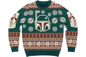 Star Wars Boba Fett The Mandalorian Winter Holiday Sweater Licensed