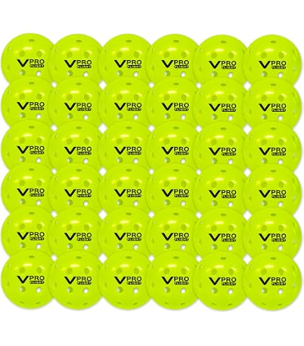 Penn Pickleball – Lot De 40 Balles Extérieur, Approuvé USAPA, Sensation Douce Pour Clubs Et Loisirs