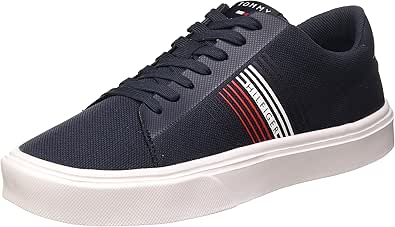 tommy hilfiger lightweight stripes knit sneaker
