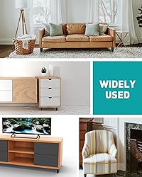 HDAJY 8-Pack 2 Inch Furniture Legs, Stainless Steel