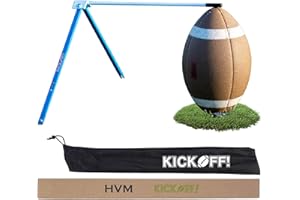 HVM Kickoff! Football Holder, Premium Football Kicking Tee for Field Goal Place Holder, Extra Point Kicking Tee, Football Tee for Any Size Football