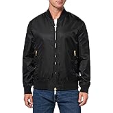Armani Exchange mens Reversible Snake Graphic Bomber Jacket