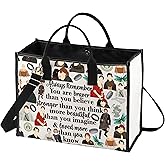 LEVLO Scotland Dragonfly Cosmetic Makeup Bag Movie Gifts You Are Braver Stronger Smarter Than You Think Merch (Dragonfly LT)